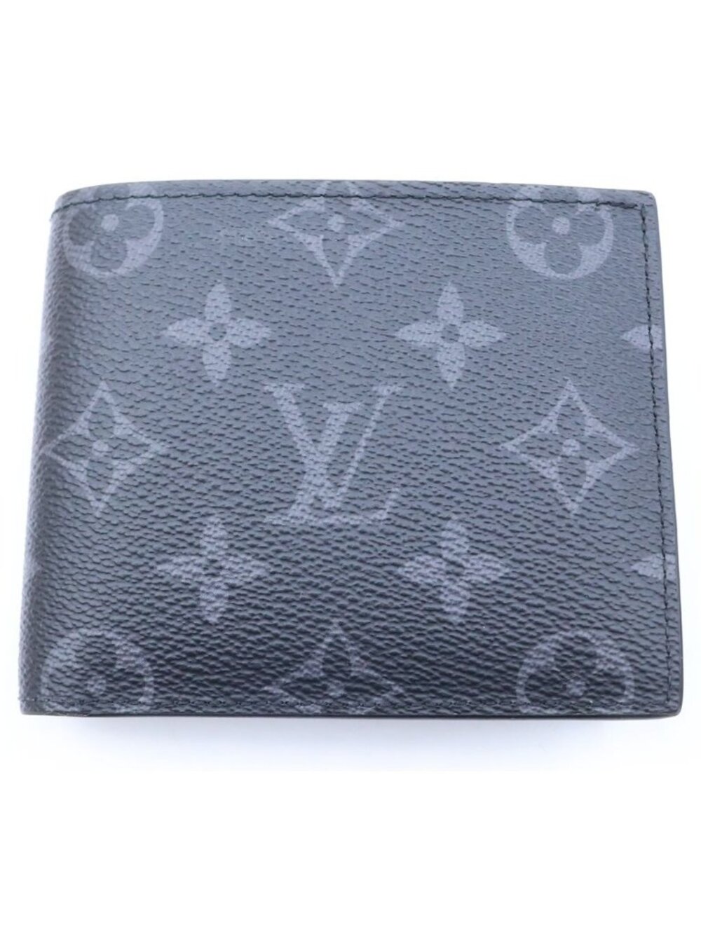 Louis Vuitton Monogram Eclipse Portefeuille Marco NM Bifold Wallet Compact